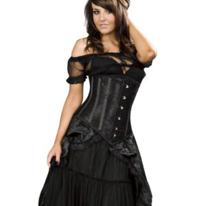 Burleska Unterbrustcorsage schwarz S