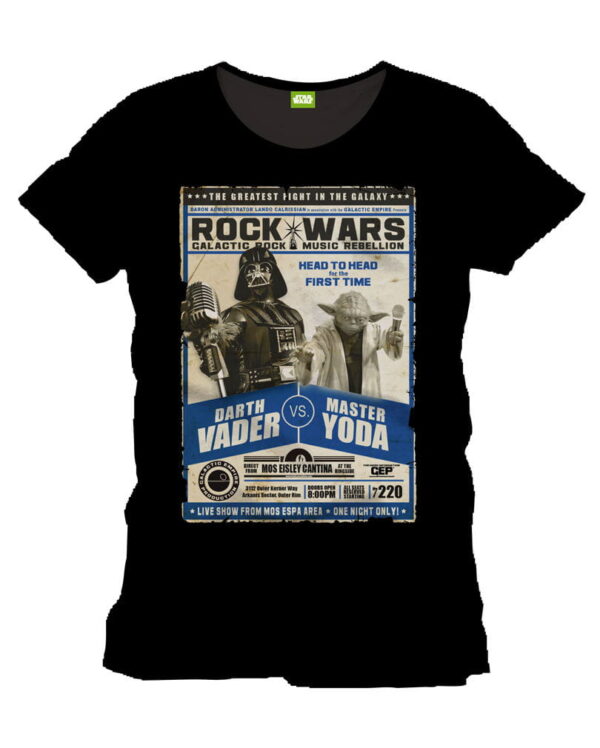 Star Wars T-Shirt Darth Vader vs. Yoda S