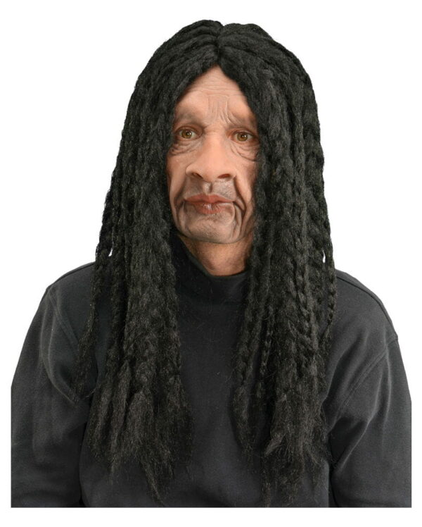 Rasta Maske mit Dreadlocks