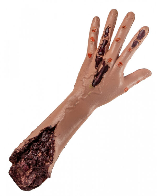 Blutiger Zombie Arm