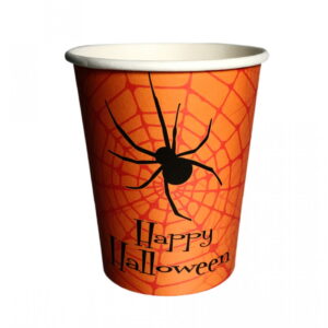 Halloween Pappbecher mit Gruselmotiv 8 St.