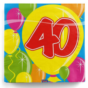 Servietten Ballon 40