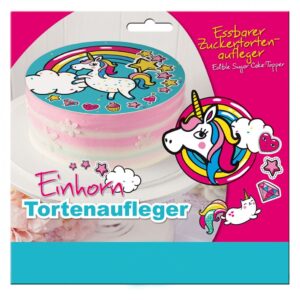 Einhorn Tortenaufleger