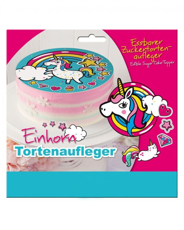 Einhorn Tortenaufleger