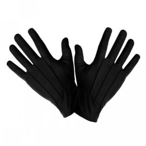 Schwarze Kostüm Handschuhe Unisex