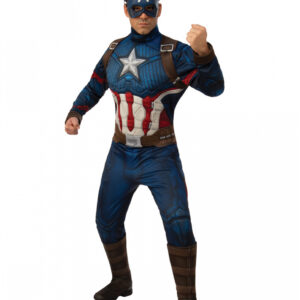 Captain America 3D Muskel Kostüm XL