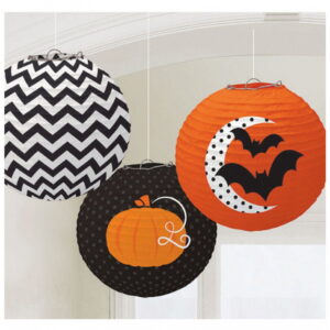 Moderne Halloween Lampions 3 St.