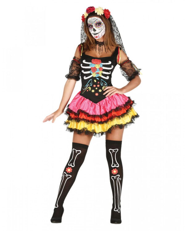 Day of the Dead Catrina Kostüm L