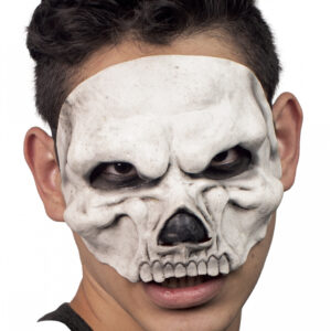 White Skull Augenmaske