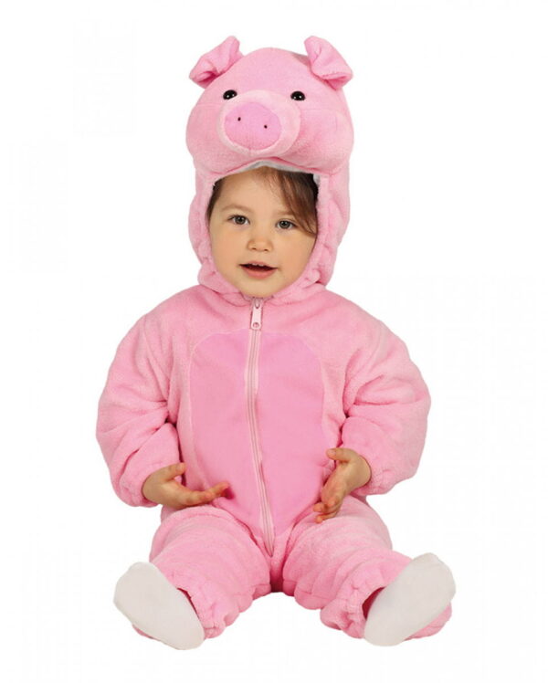 Schweinchen Baby Kostüm 6-12 M