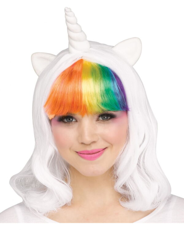 Einhorn Regenbogen Perücke