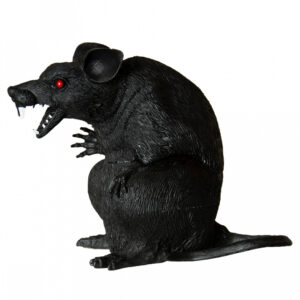 Angriffslustige Ratte 18cm