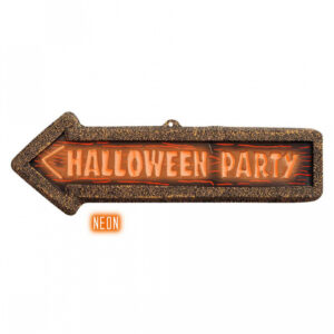 Halloween Party Hinweisschild 56 x 17 cm