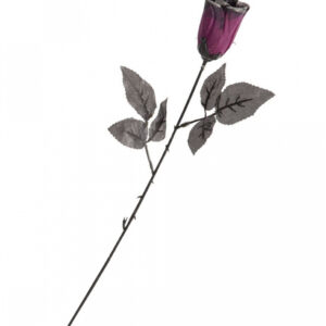 Violette Gothic Rose mit Glitzer