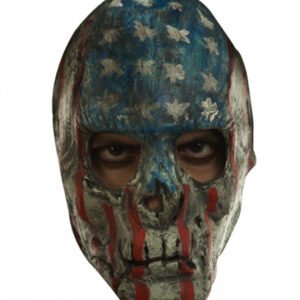 Creepy Patriotic Skull Vollkopf Maske