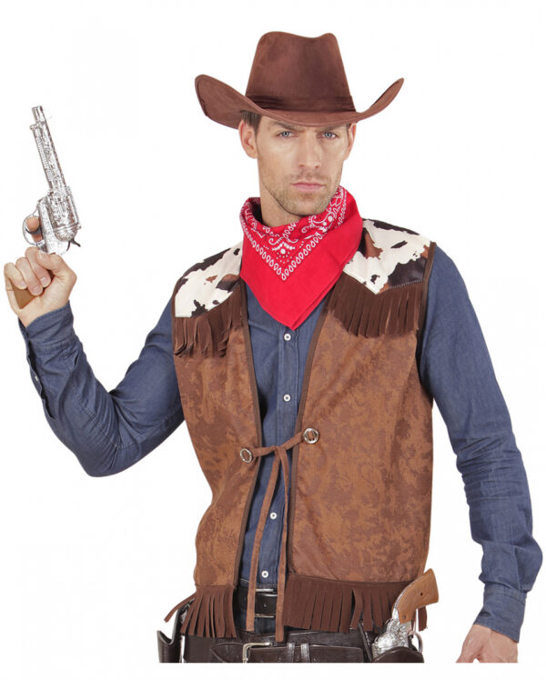 Cowboy Weste Wildleder-Look XL