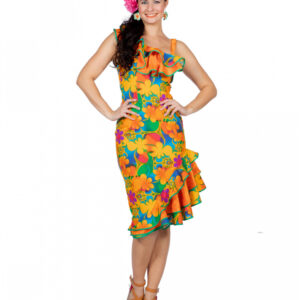 Hawaii Blumen Kleid 46