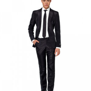 Suitmeister Solid Black Anzug 2XL