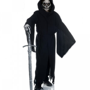 Grim Reaper Fetzenkostüm für Kinder S