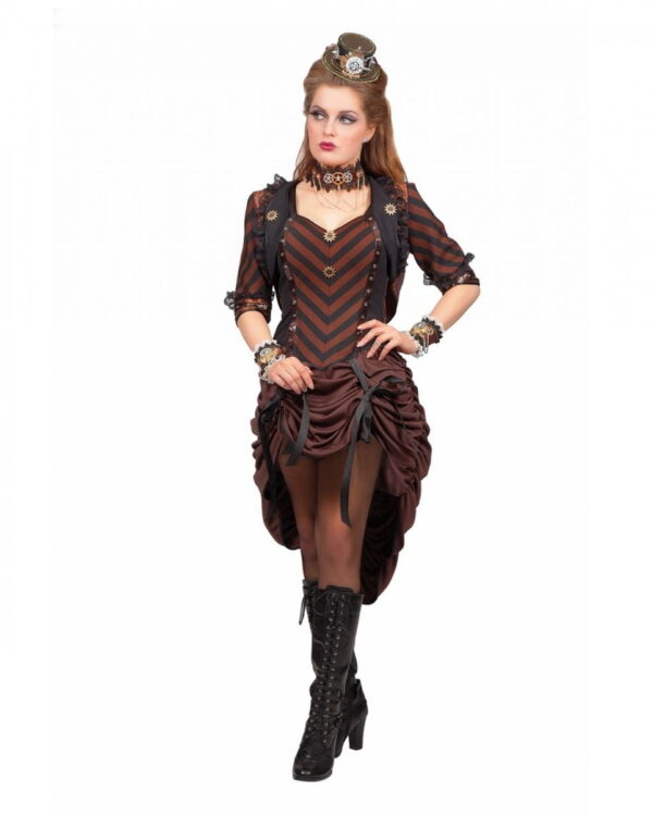 Steampunk Kleid mit Bolero 48