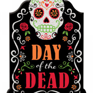 Day of the Dead Schild mit Glitter-Schrift