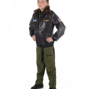 Kampfjet Pilot Jacke für Kinder L 10-12 Jahre