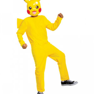 Pikachu Kinderkostüm mit Maske M 7-8 Jahre