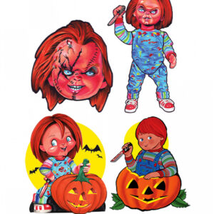 Chucky Childs Play Wanddeko 4-tlg.