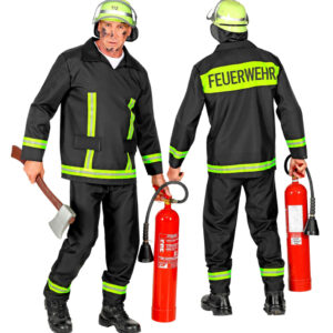 Feuerwehrmann Kostüm L