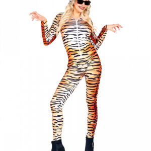 Tiger Bodysuit mit Animal Print L/XL