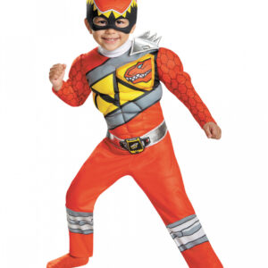 Red Power Ranger Dino Charge Kleinkinder Kostüm S