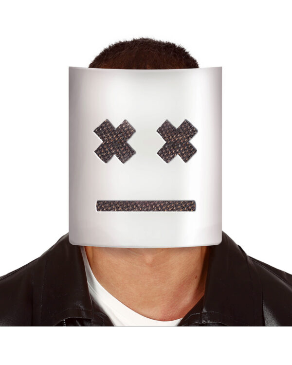 Weiße Marshmallow Maske