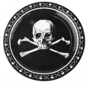 Piraten Totenkopf Pappteller