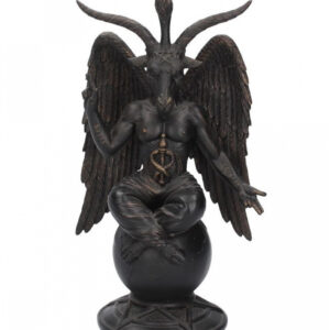 Baphomet Antik Figur mit Pentagramm