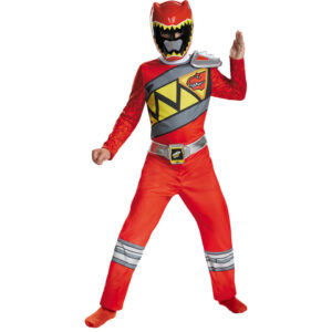 Red Power Ranger Dino Charge Kinderkostüm 10-12 Jahre