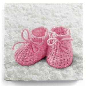 Servietten Babyschuhe Baby Girl 20 St.