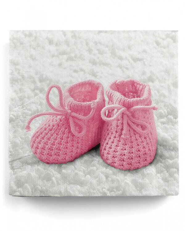 Servietten Babyschuhe Baby Girl 20 St.