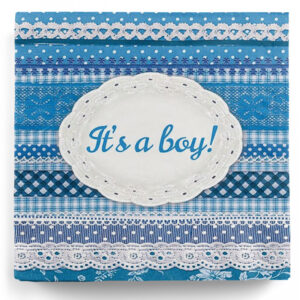 Servietten It's a Boy Blau 20 St.