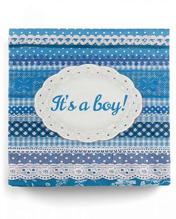 Servietten It's a Boy Blau 20 St.