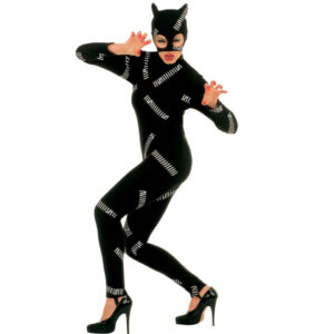 Catgirl Damen Catsuit Kostüm L