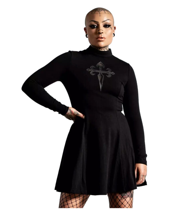 KILLSTAR Evanna Cross Kleid XS