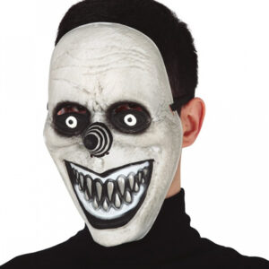 Crazy Spiral Clown Maske