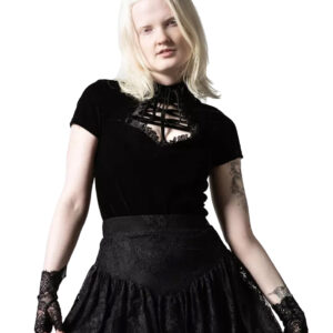 KILLSTAR Malady Lace-Up Top L