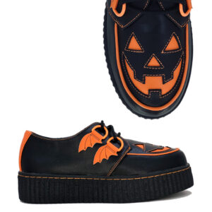 Jack O'lantern Trick or Treat Creepers Schuhe Schwarz 39