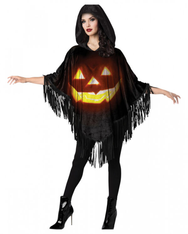 Jack O'Lantern Kürbis Poncho