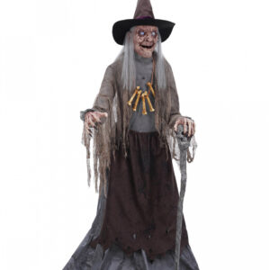 Alte Waldhexe Halloween Animatronic 180cm