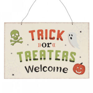 Trick or Treaters Welcome Schild 20x30cm