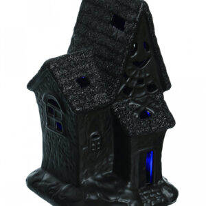 Spooky Glitter Geisterhaus Deko mit LED