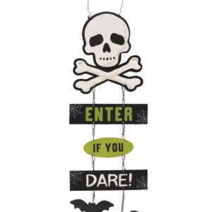 Enter If You Dare Halloween Schild 30cm