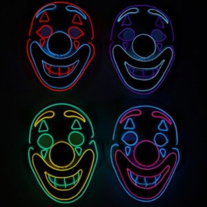 LED String Clown Maske